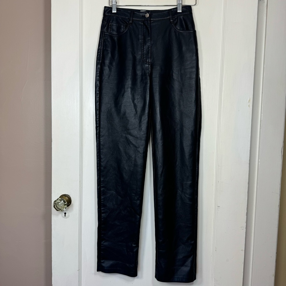 Aritzia Wilfred Melina Vegan Leather Pant - Picture 3 of 8